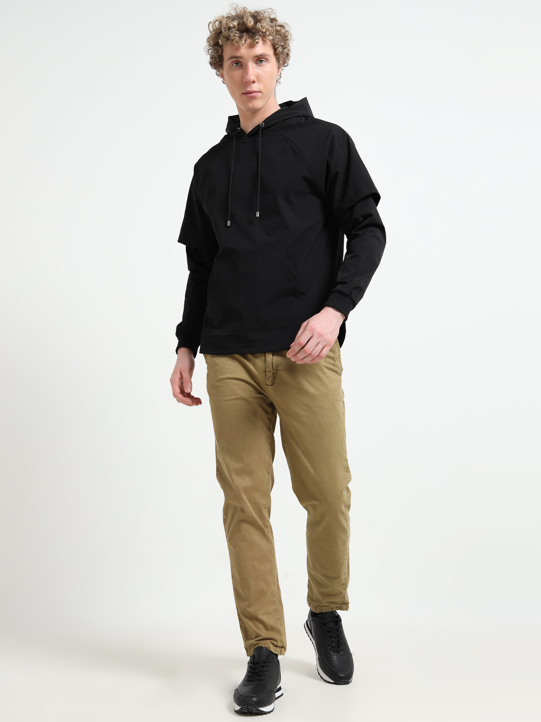 Premium Black Pullover Hoodie - Black