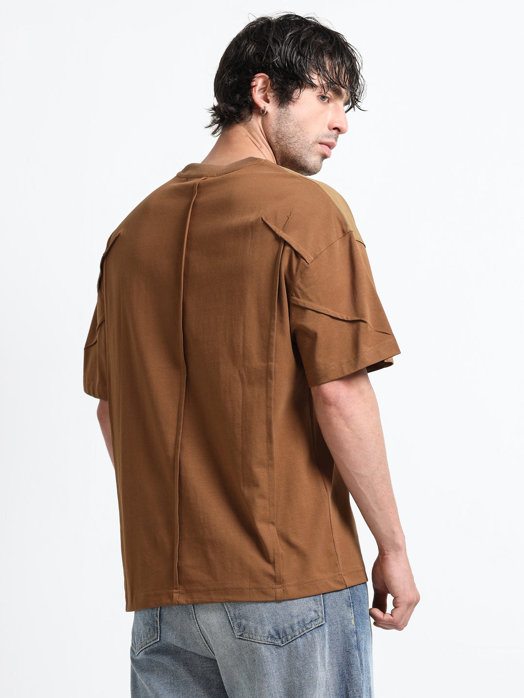 Premium Crest Walnut Brown T-Shirt