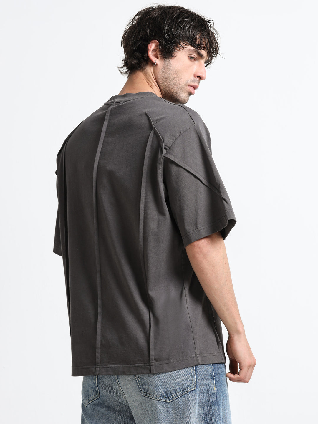Classic Raglan Charcoal Grey T-Shirt