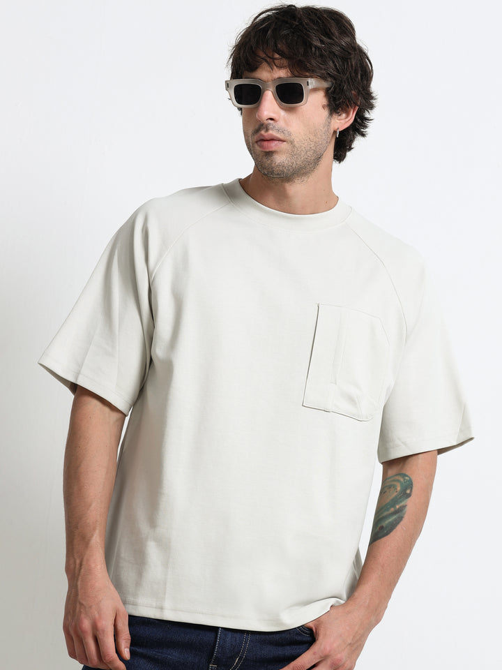 Classic Paris Grey Pocket T-Shirt