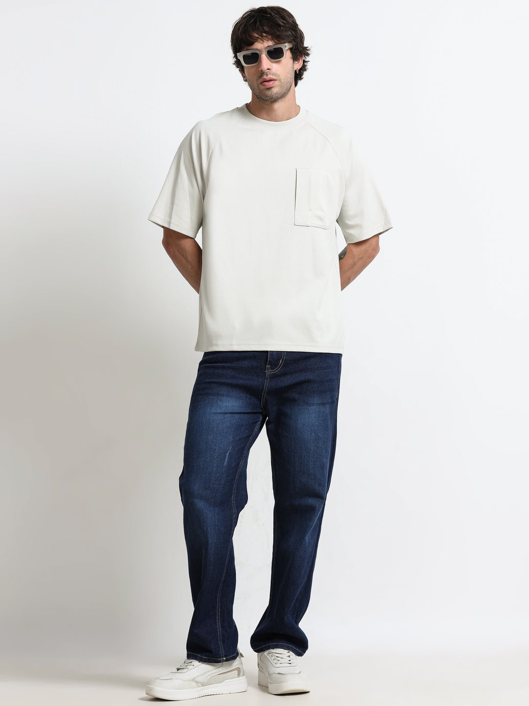 Classic Paris Grey Pocket T-Shirt