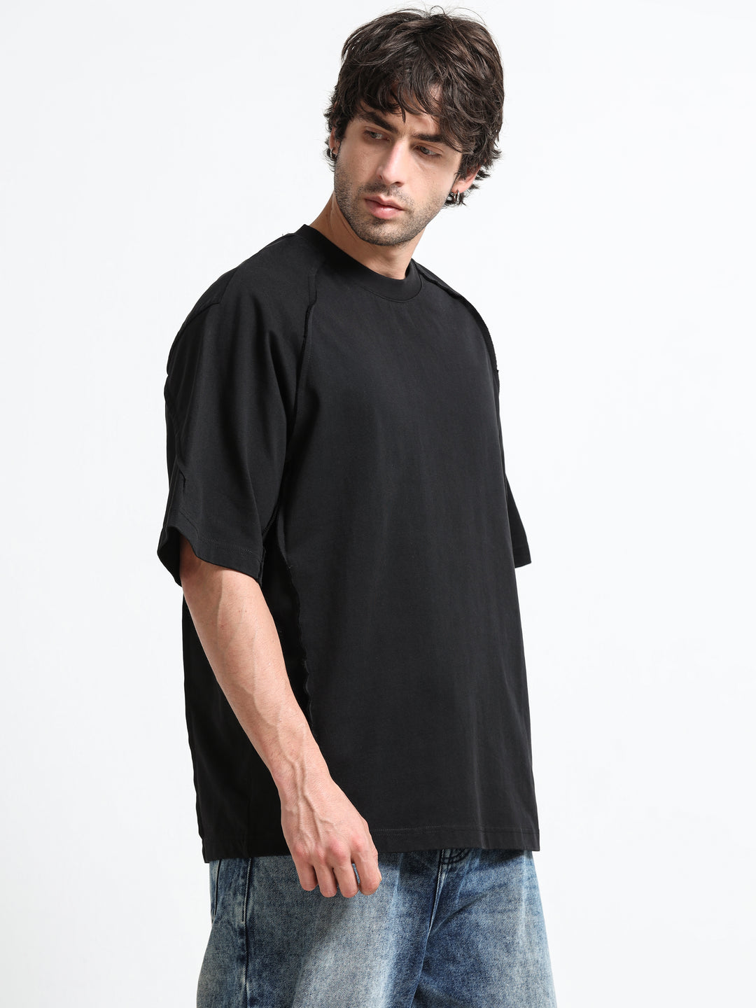 Classic Raglan Jet Black T-Shirt