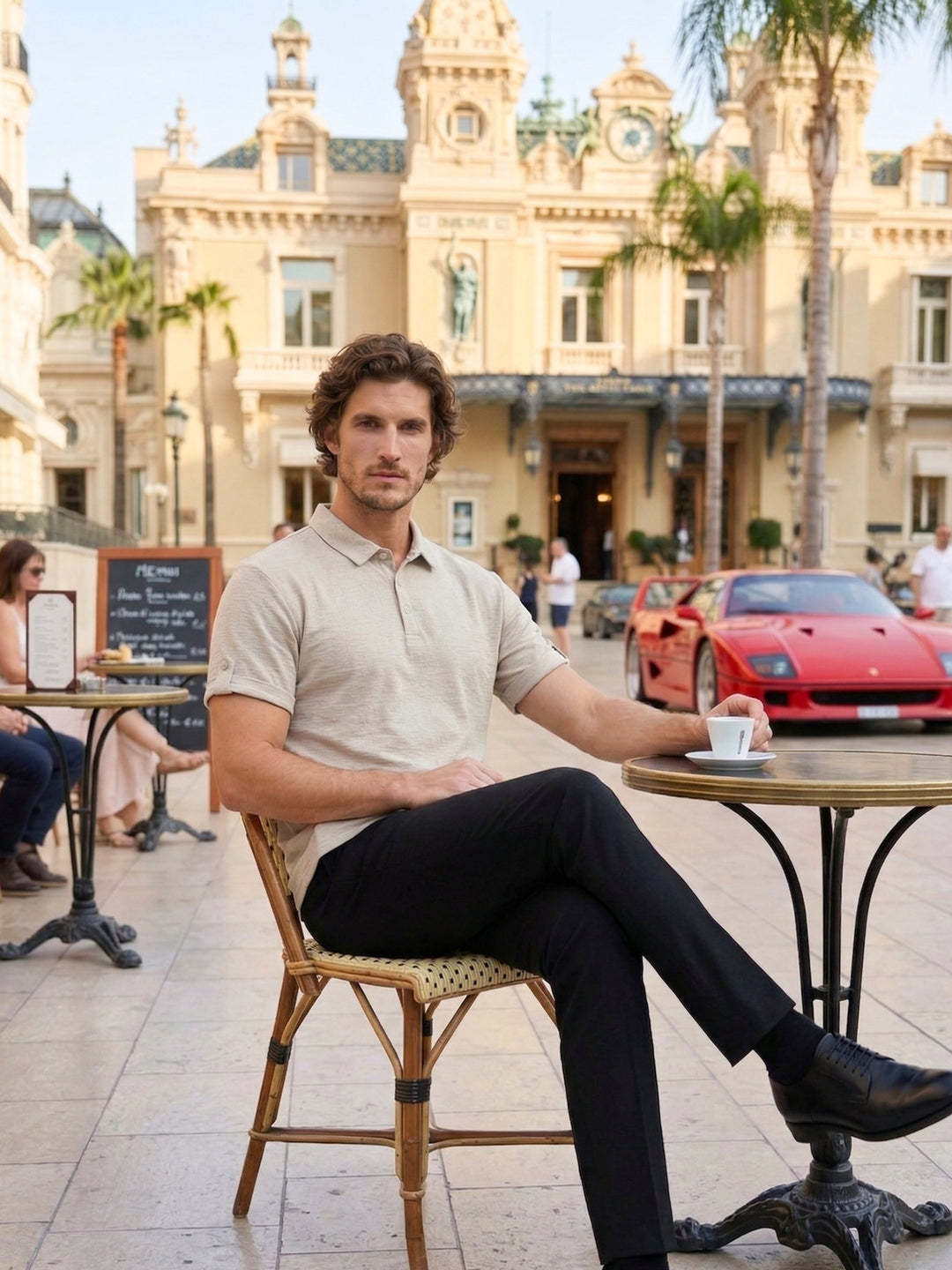 Caldré Polo – Sandstone Beige