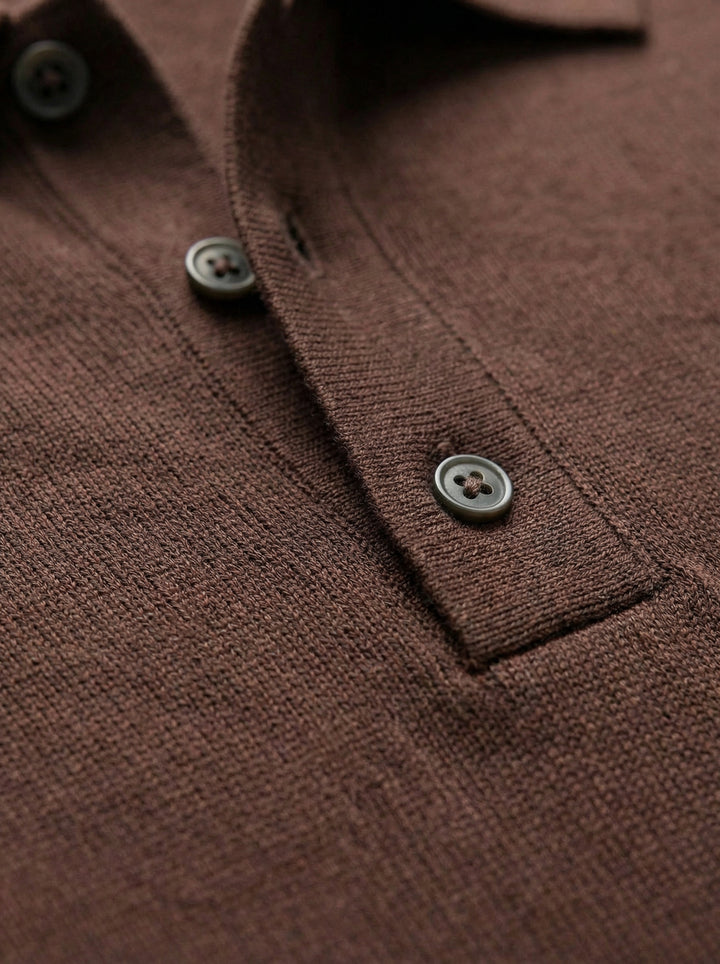 Cocoa Prestige Knit Polo