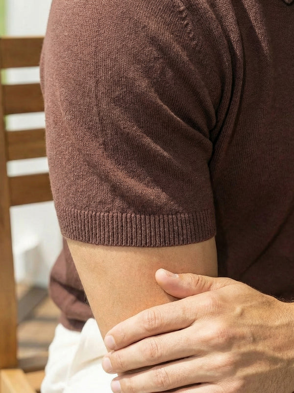 Cocoa Prestige Knit Polo