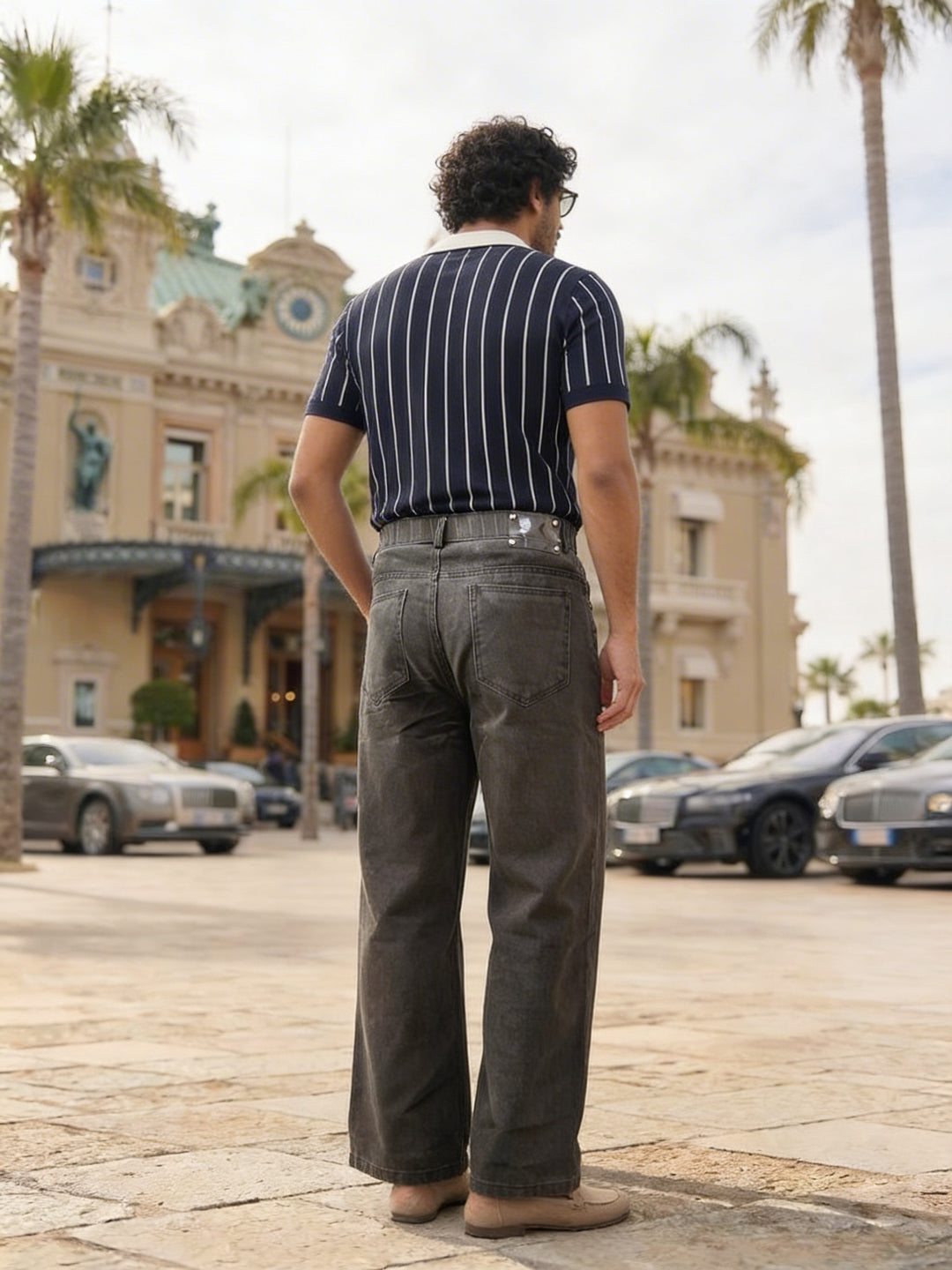 Velano Straight Fit Denim – Washed Black