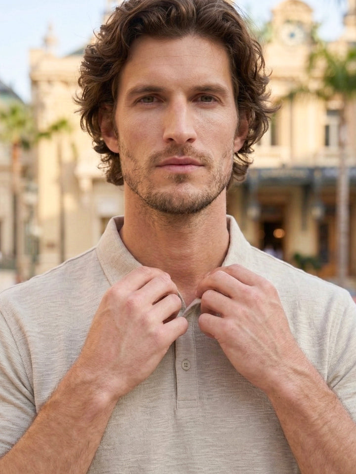 Caldré Polo – Sandstone Beige