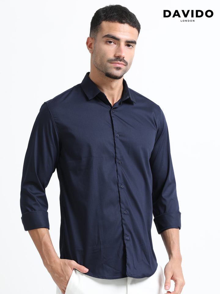 The Laurent Shirt – Midnight