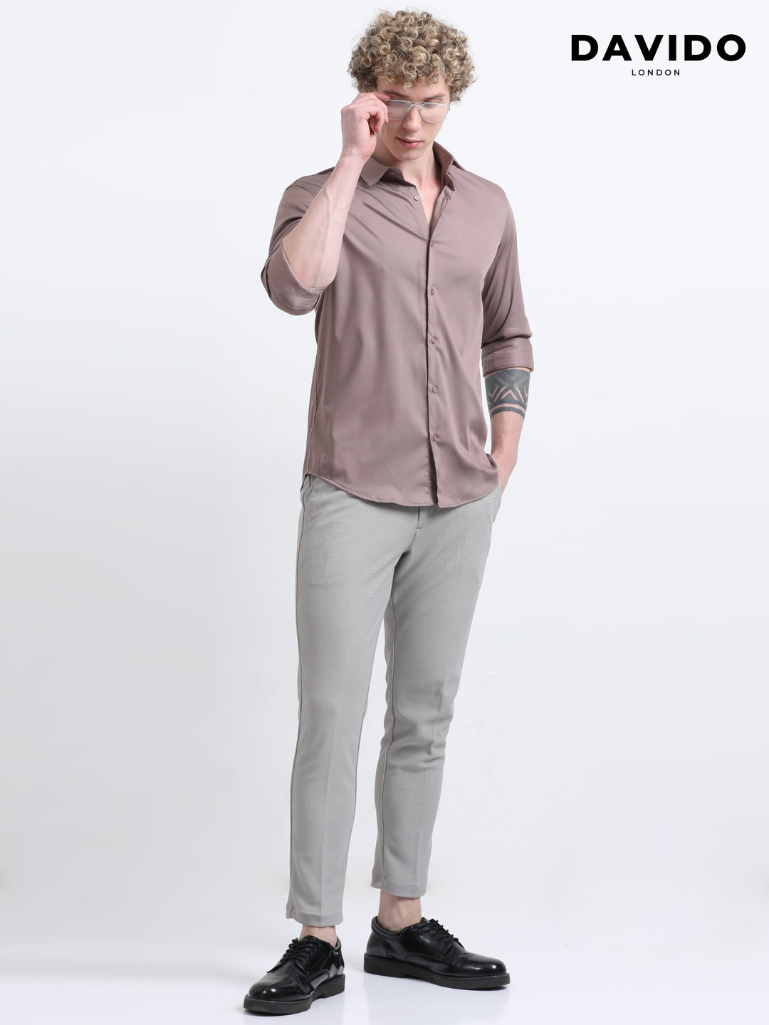 The Laurent Shirt – Taupe