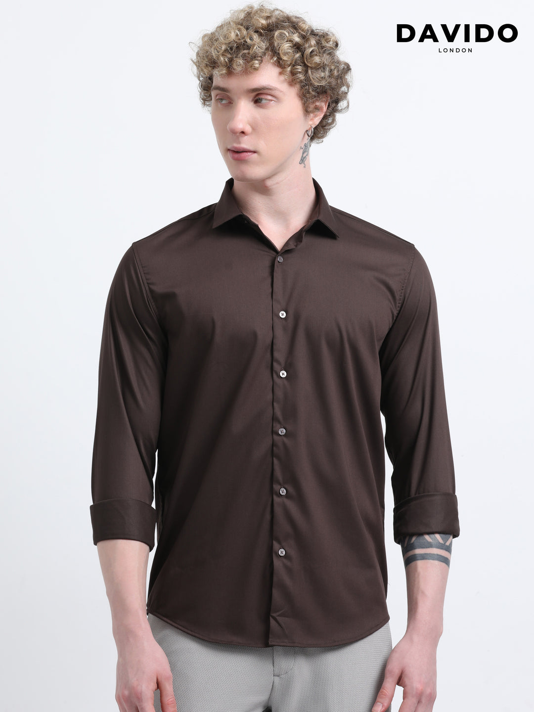 The Laurent Shirt – Espresso