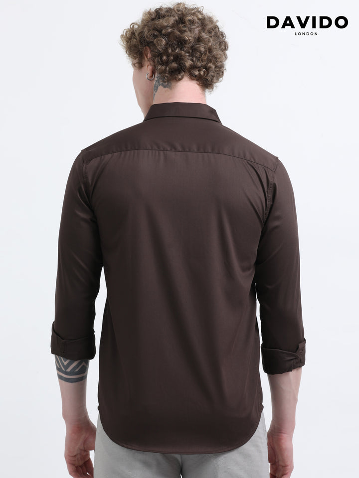 The Laurent Shirt – Espresso