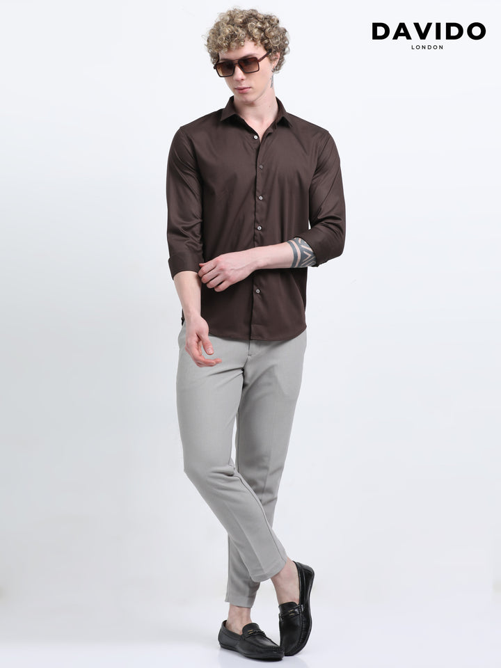 The Laurent Shirt – Espresso