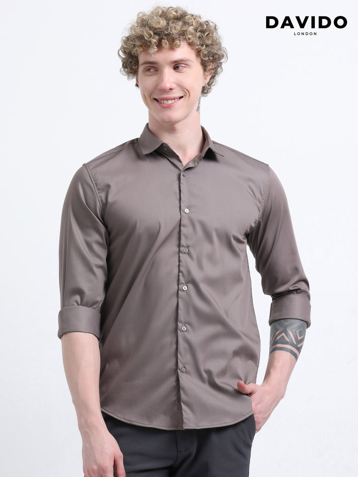 The Laurent Shirt – Mocha