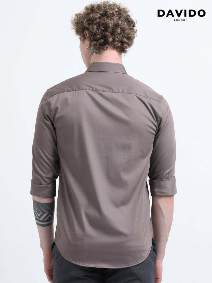 The Laurent Shirt – Mocha
