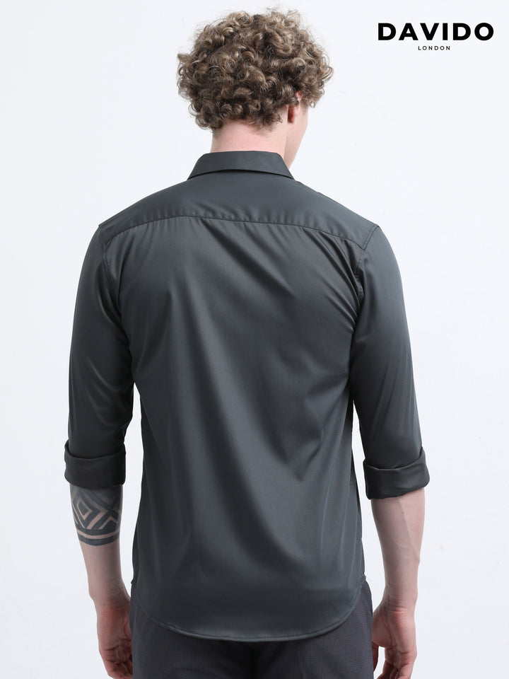 The Laurent Shirt – Charcoal