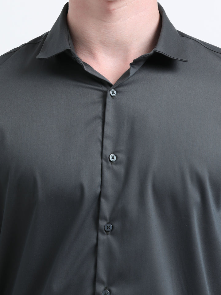 The Laurent Shirt – Charcoal