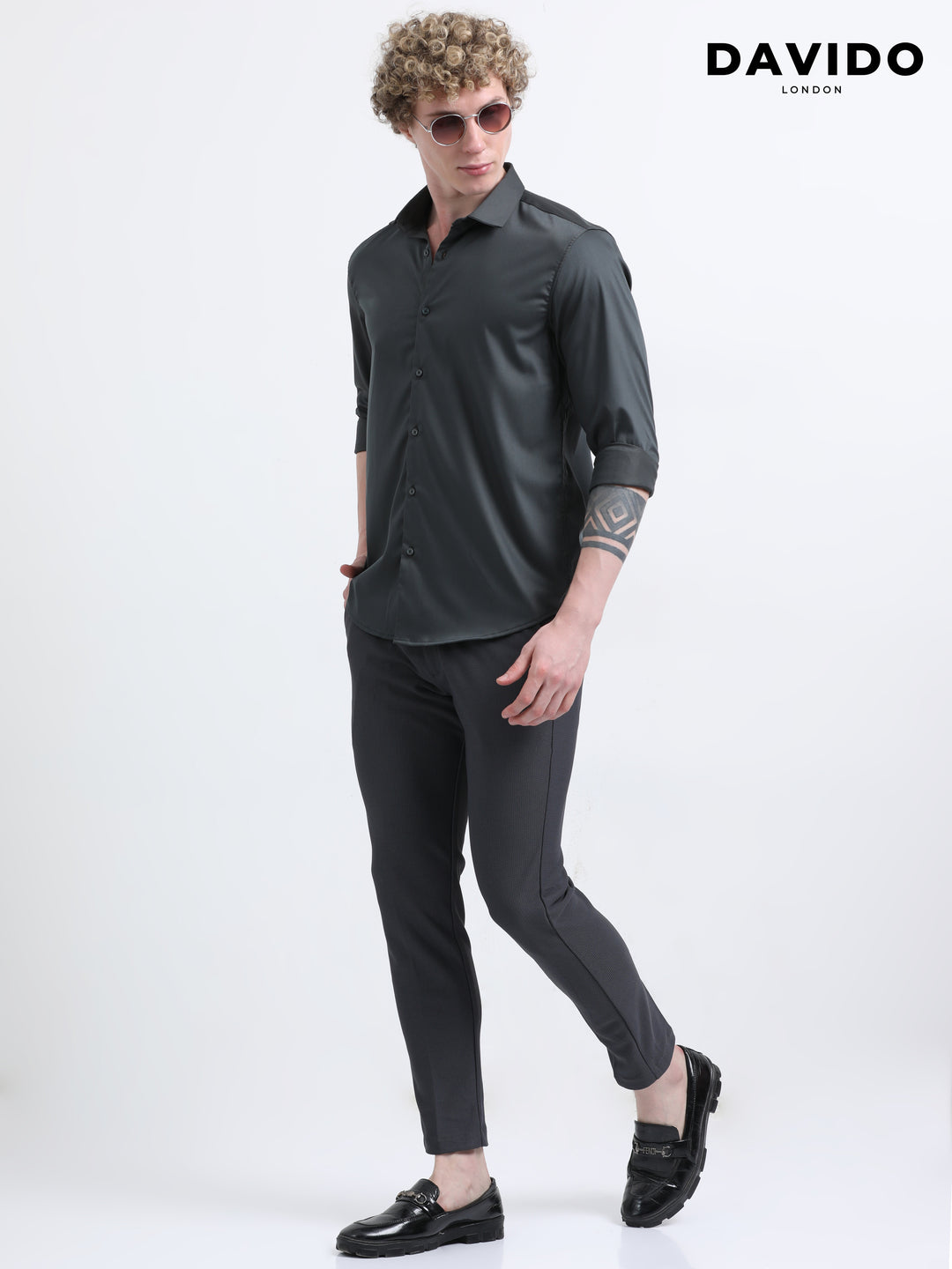 The Laurent Shirt – Charcoal