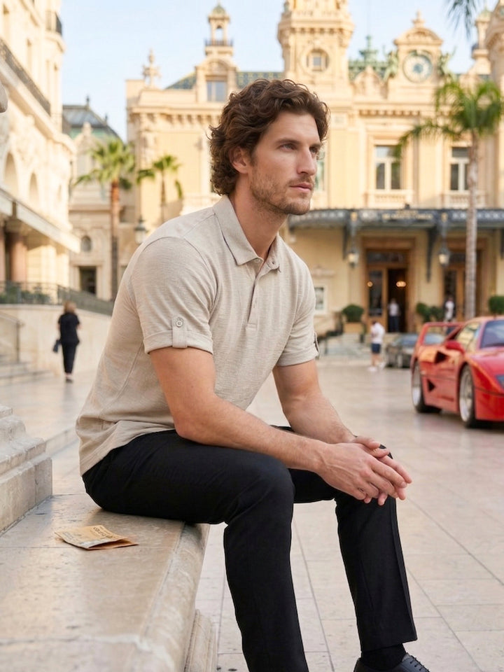 Caldré Polo – Sandstone Beige