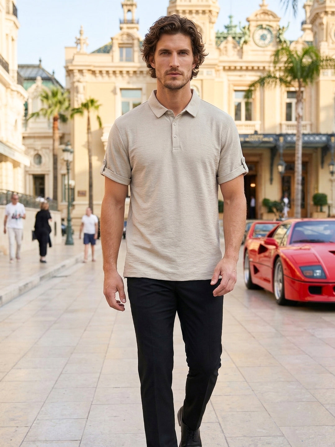Caldré Polo – Sandstone Beige