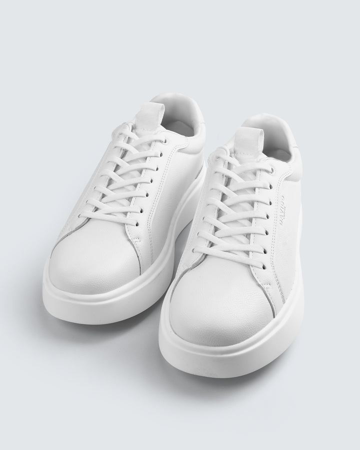 Urban Crest – White / Camel
