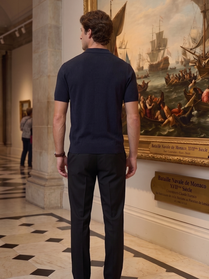 Navarro Knit Polo – Royal Harbor