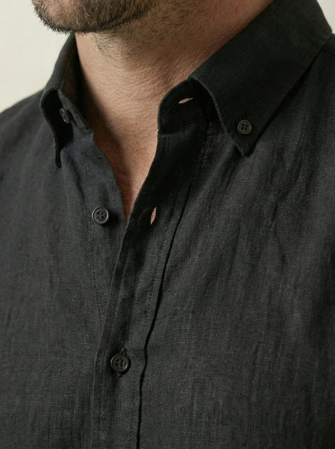 Sorello Linen Shirt – Classic Black
