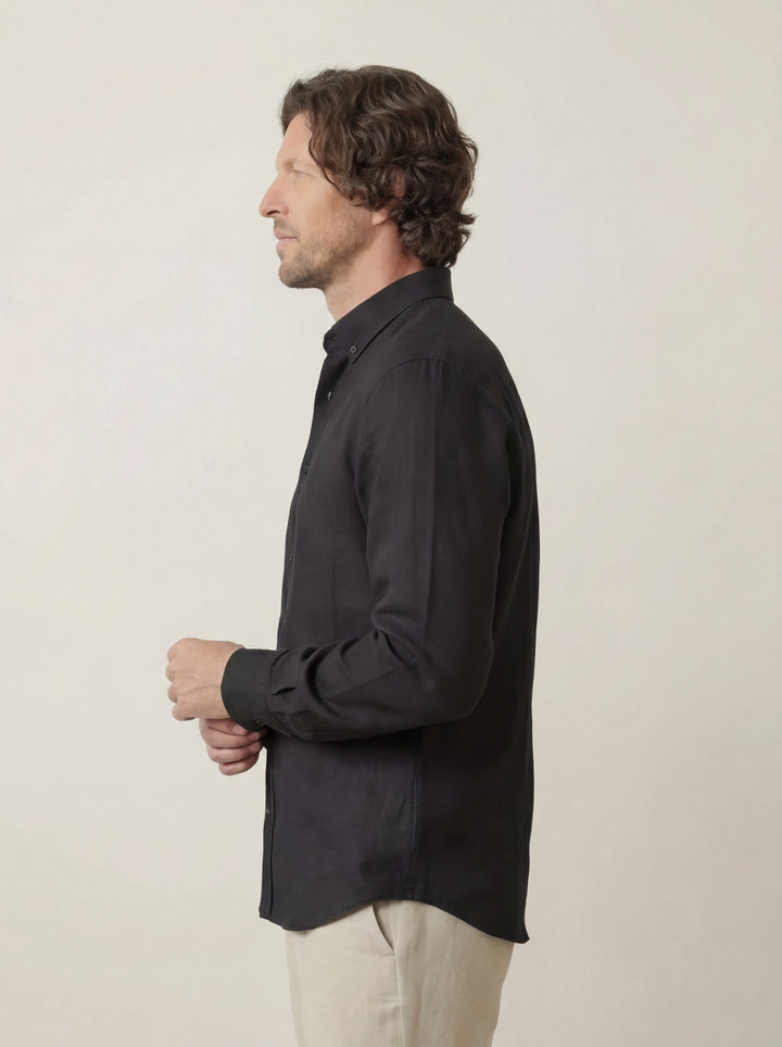 Sorello Linen Shirt – Classic Black