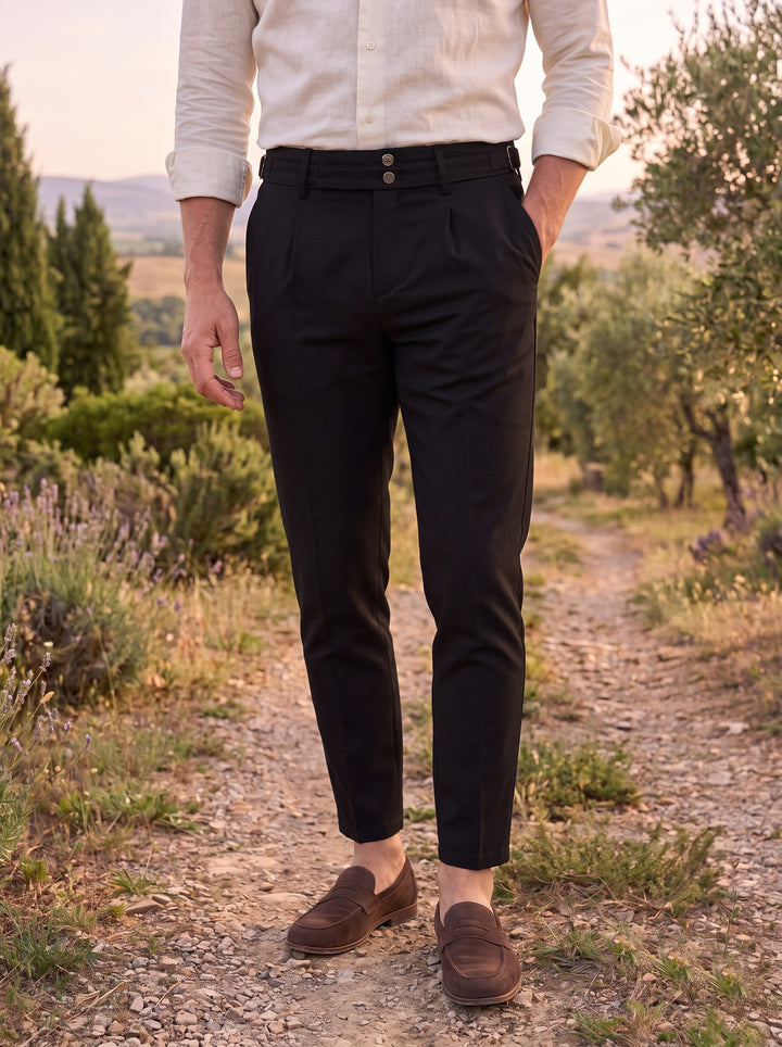 The Arden Premium Tailored Trouser – Nero