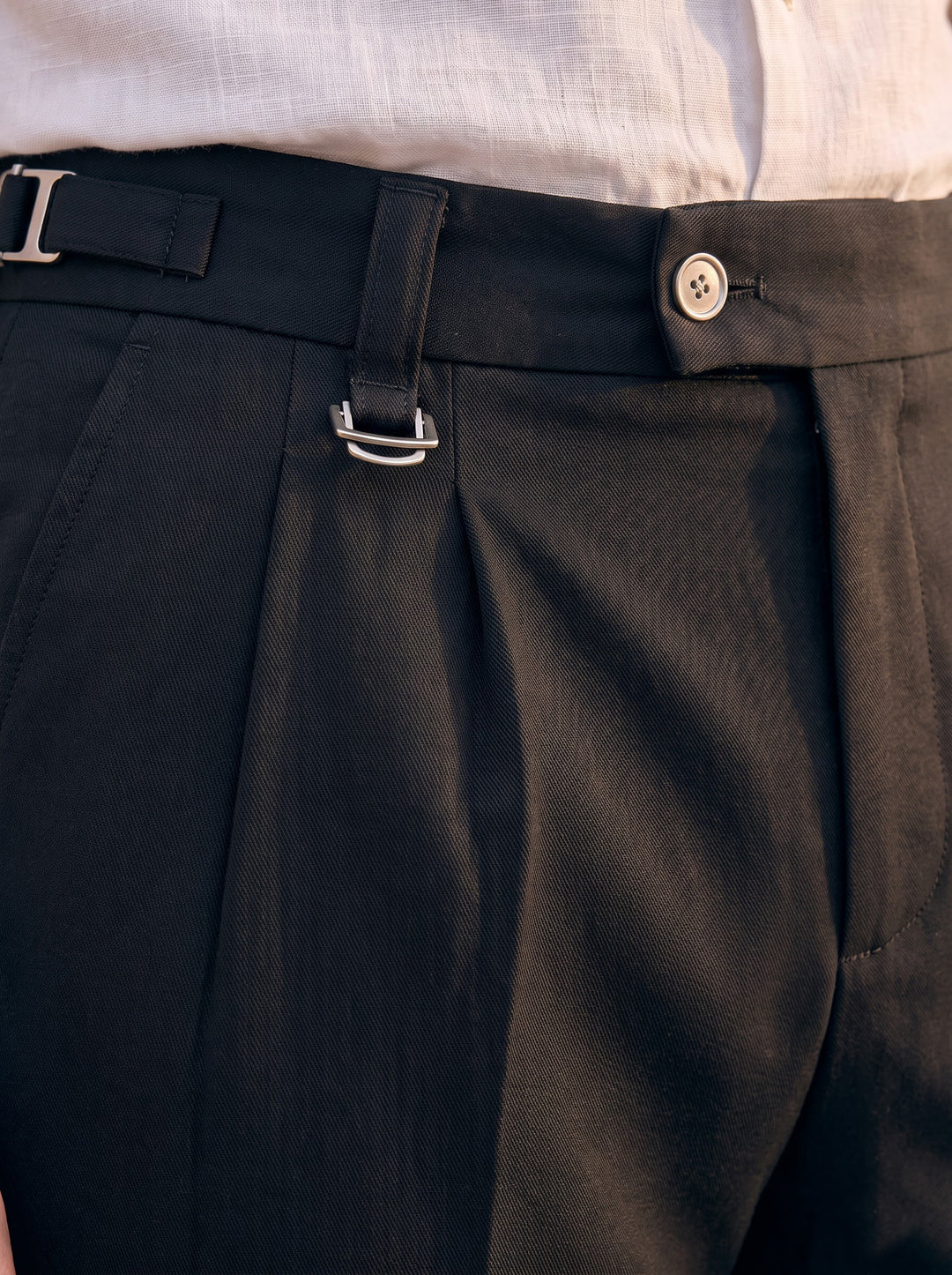 The Laurent Premium Tailored Trouser – Nero