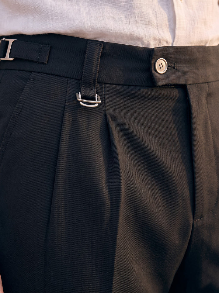 The Laurent Premium Tailored Trouser – Nero