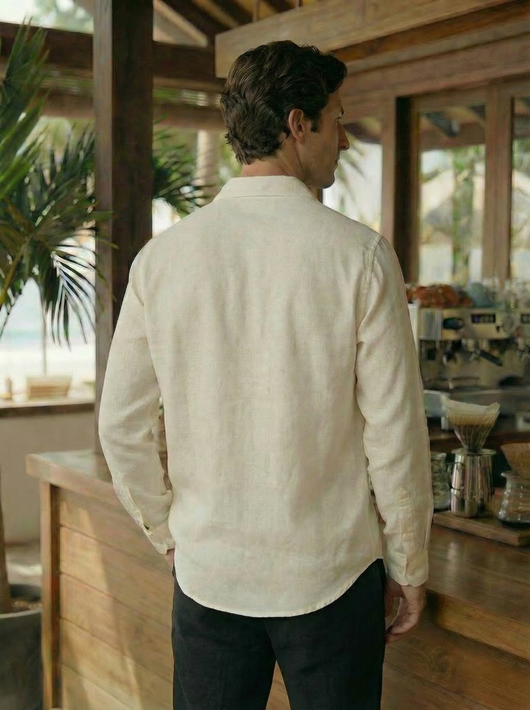 Sorello Linen Shirt – Soft Cream