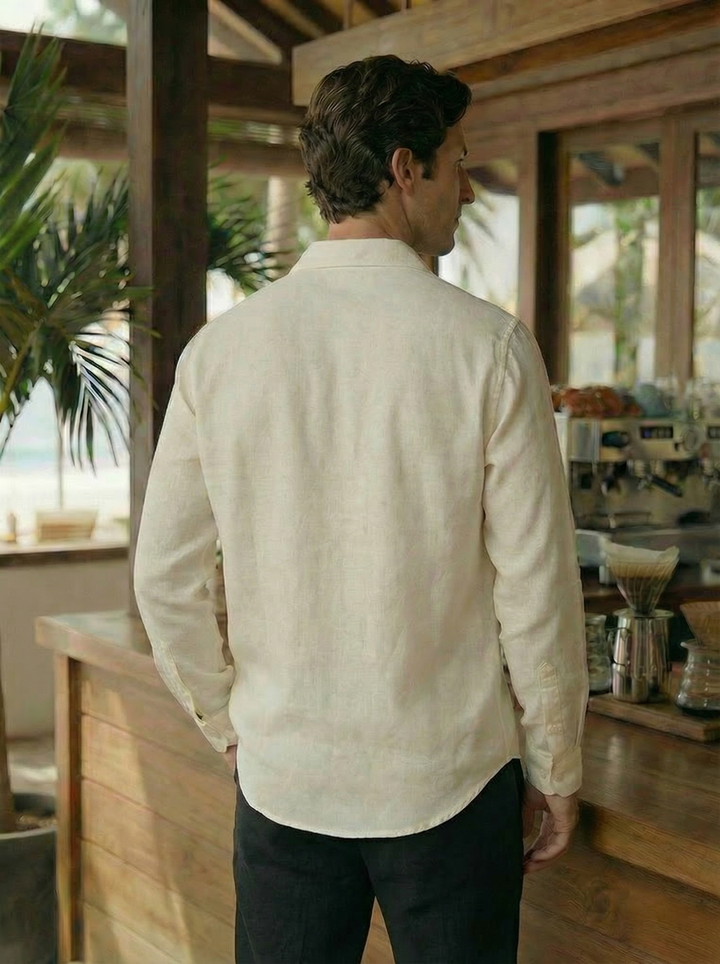 Sorello Linen Shirt – Soft Cream