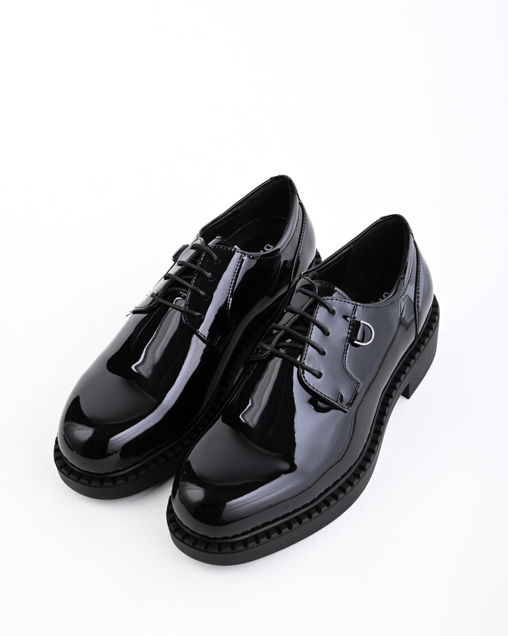 Velmori Patent Derbies – Midnight Black