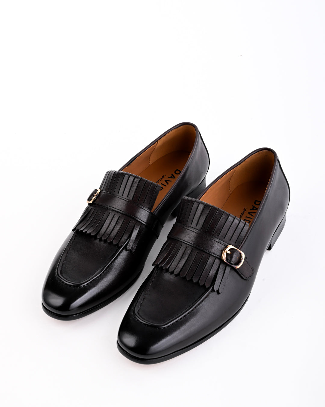 Cordwain Monaco Fringe Monk Loafers – Espresso Noir