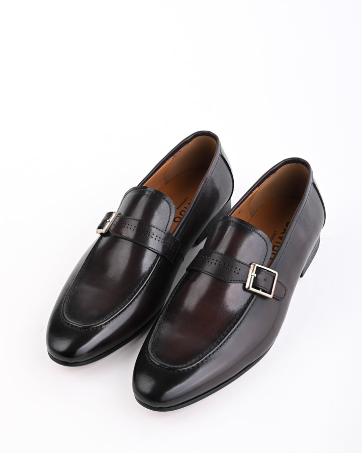 Cordwain Milano Monk Loafers – Eclipse Burgundy