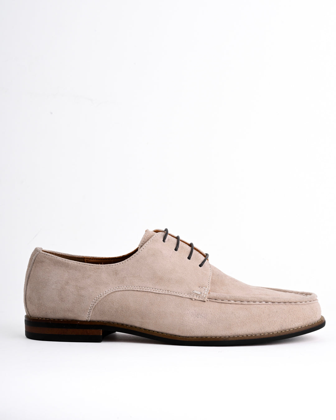 Cordwain Siena Suede Derbies – Ivory Sand