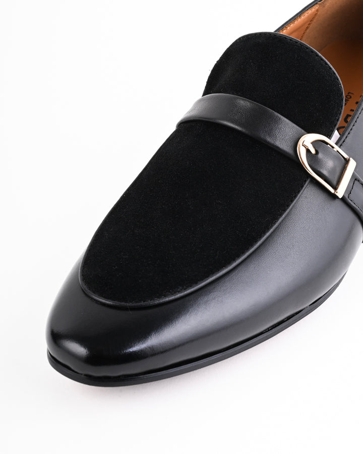 Cordwain Montevero Suede Loafers – Eclipse Noir