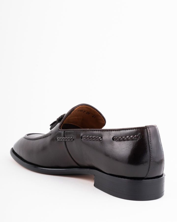 Cordwain Verona Tassel Loafers – Midnight Espresso