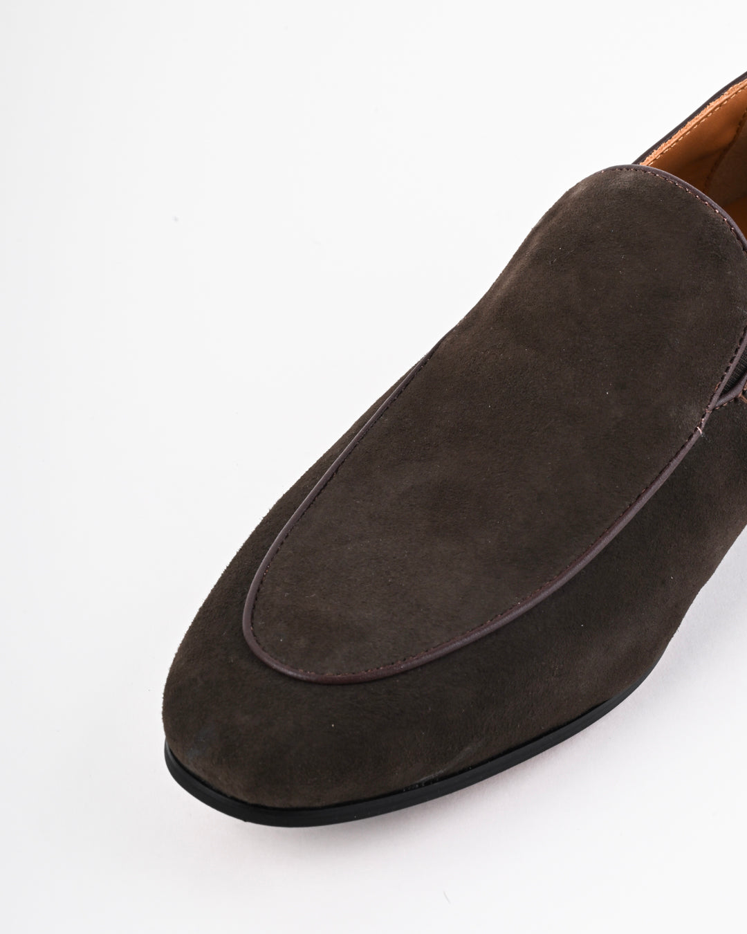 Cordwain Riviera Suede Loafers – Espresso Moss