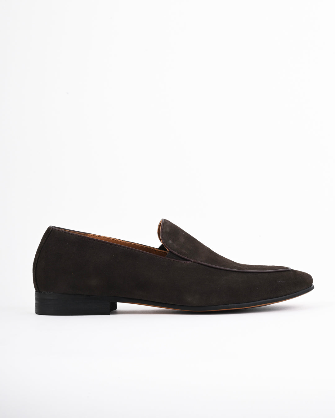 Cordwain Riviera Suede Loafers – Espresso Moss