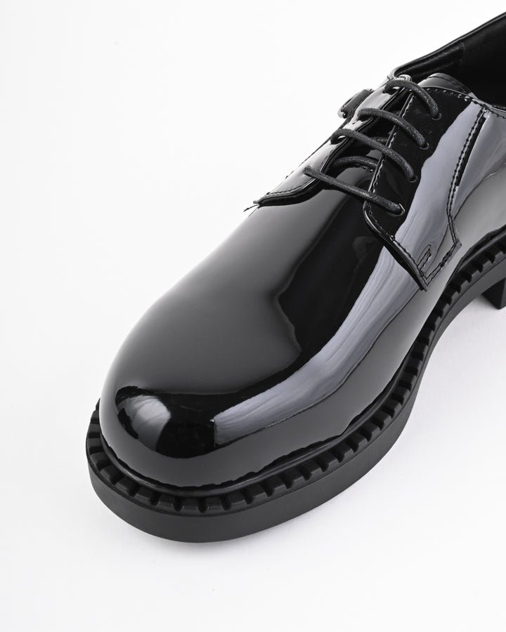 Velmori Patent Derbies – Midnight Black
