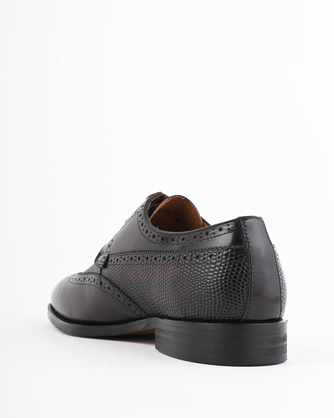 Cordwain Verona Brogue Oxfords – Obsidian Noir