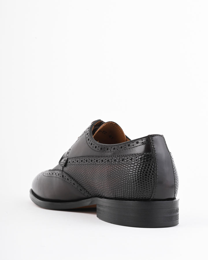 Cordwain Verona Brogue Oxfords – Obsidian Noir