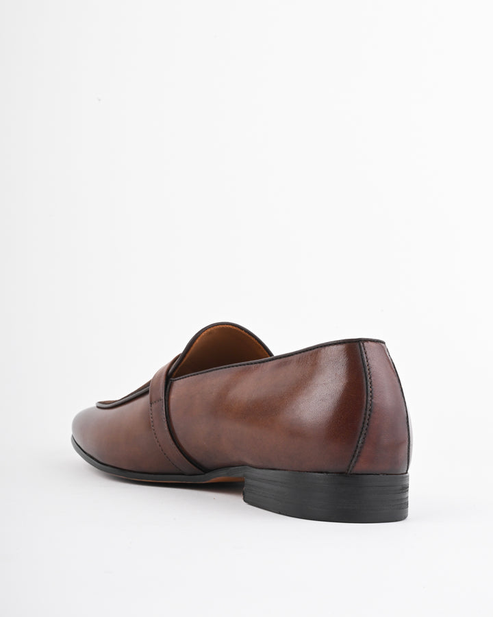 Cordwain Montevero Suede Loafers – Walnut Reserve