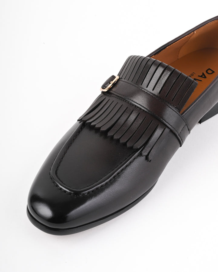 Cordwain Monaco Fringe Monk Loafers – Espresso Noir
