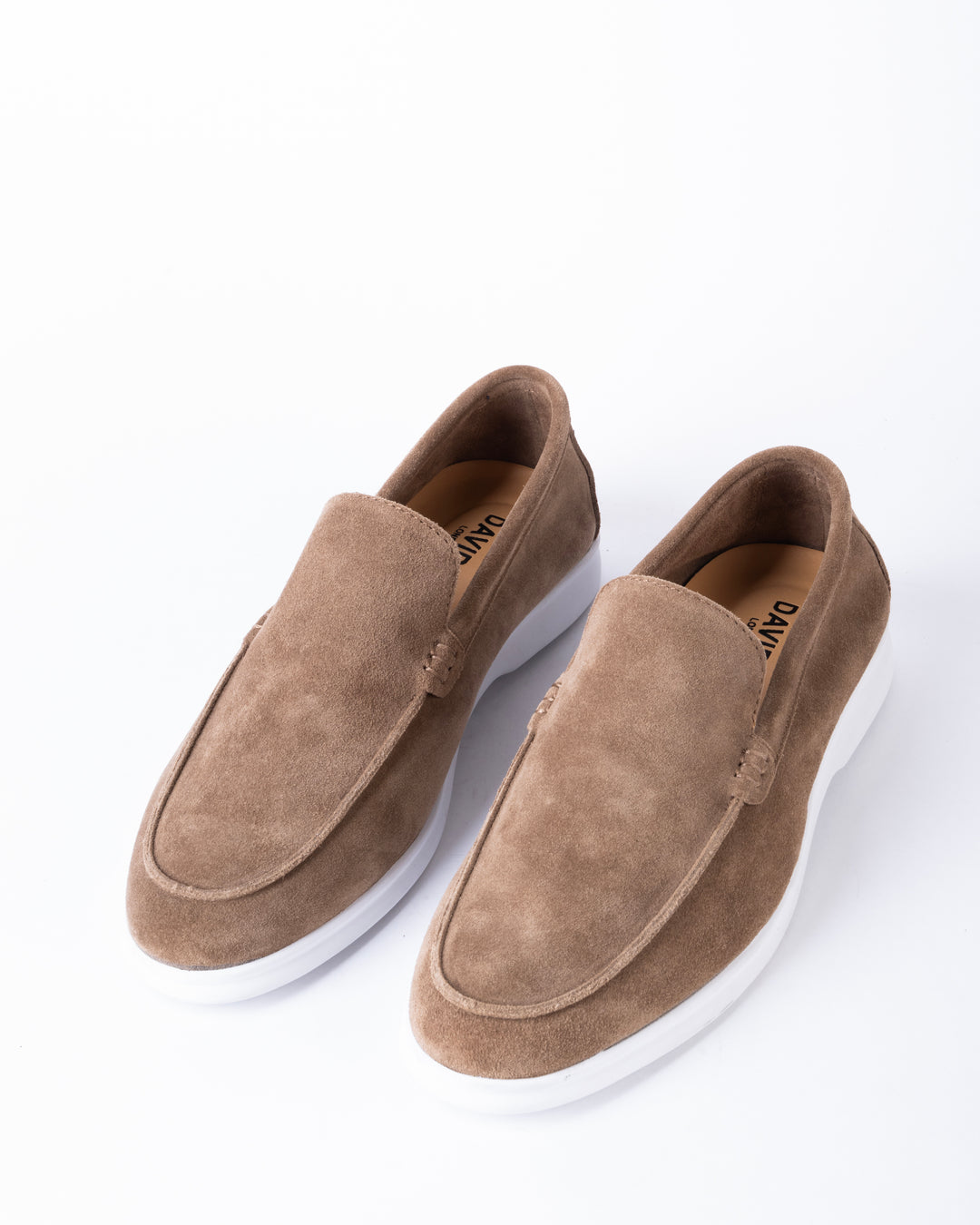 Cordwain Bellagio Suede Loafers – Cappuccino Sand