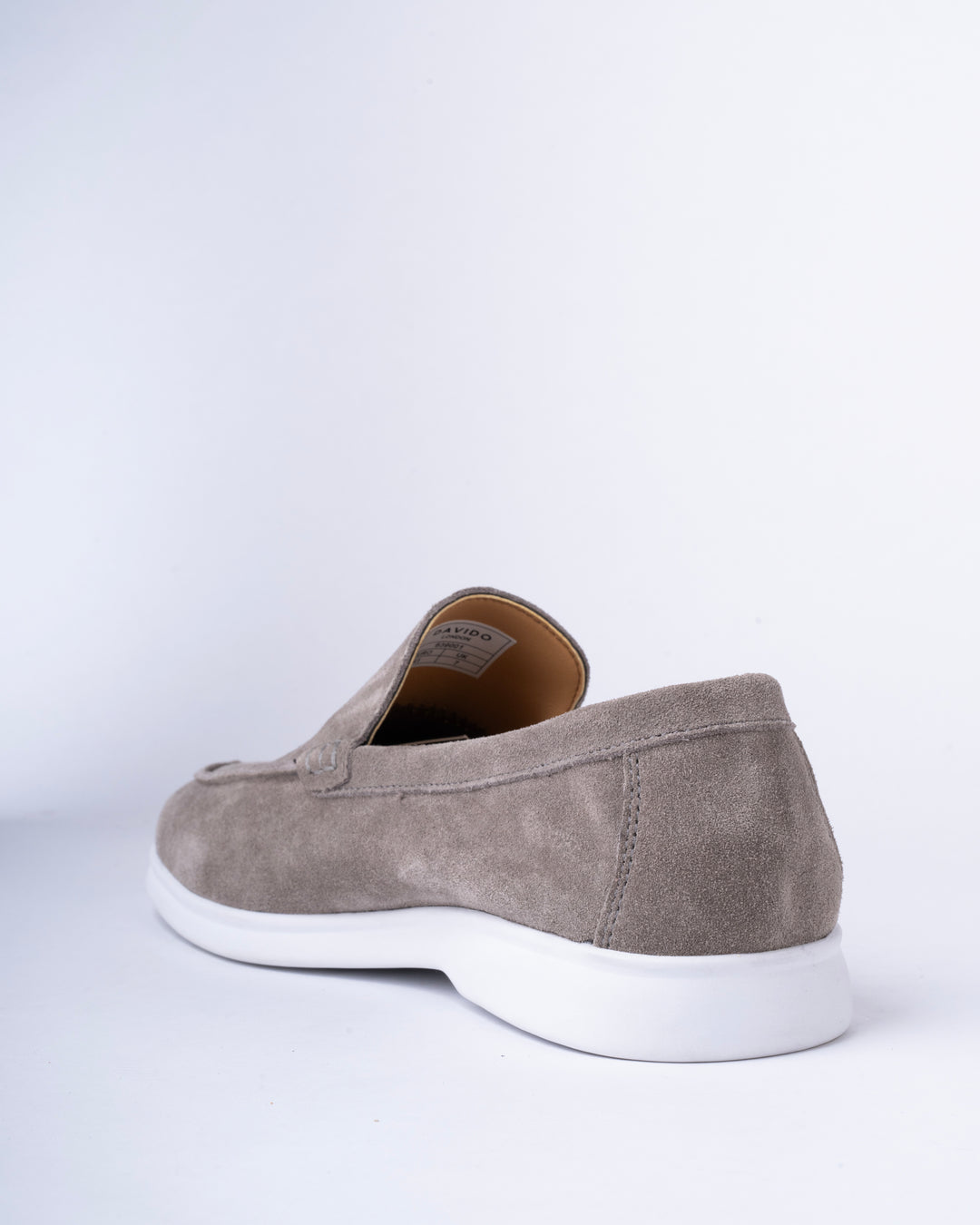 Bellagio Suede Loafers – Stone Taupe