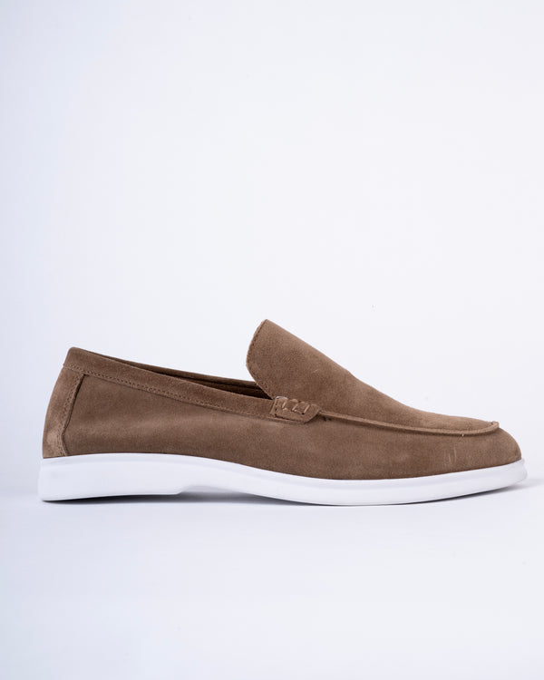 Bellagio Suede Loafers – Cappuccino Sand