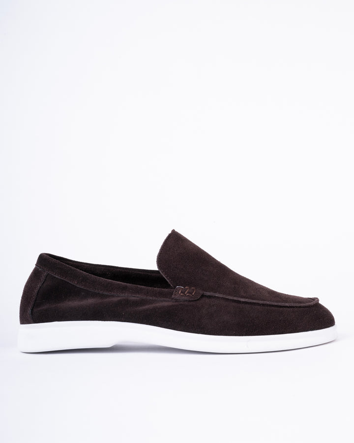 Cordwain Bellagio Suede Loafers – Espresso Noir