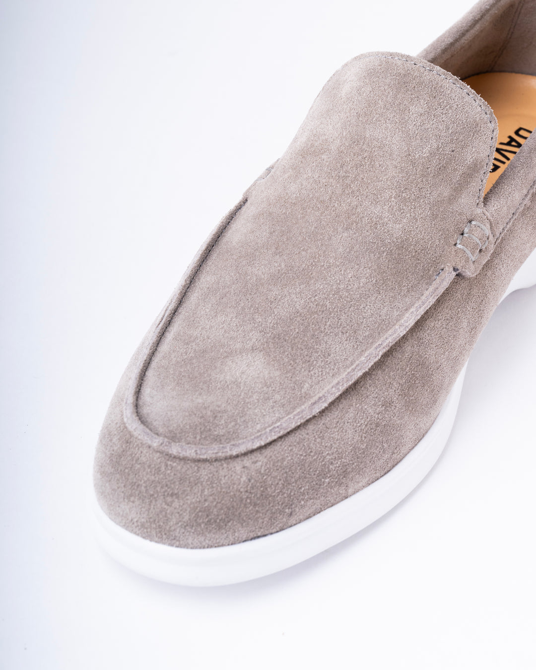 Bellagio Suede Loafers – Stone Taupe